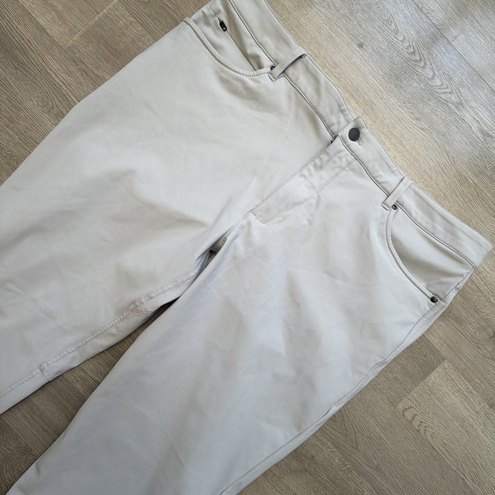 7 Diamonds Infinity Pants Mens 38x30 Gray Slim Fit Stretch Golf Performance